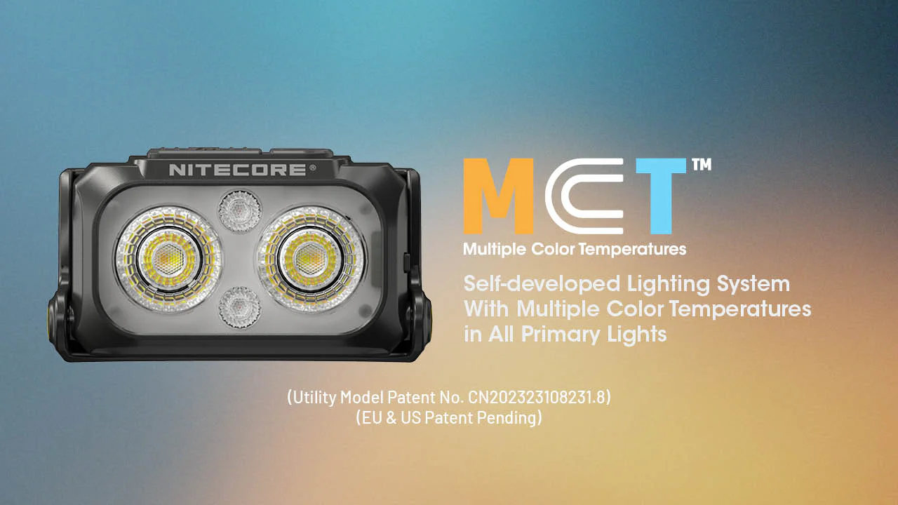 Nitecore NU25 MCT UL 400 Lumen USB-C Rechargeable Multi-Temperature Ultralight Headlamp - Image 5